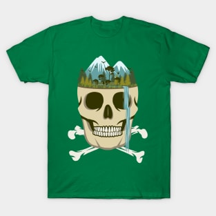 Skull Waterfall T-Shirt